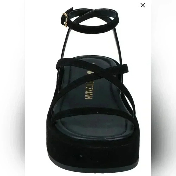 Stuart Weitzman Sweden Black Plataform Size 5B - Picture 8 of 15